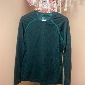 FIGS Women's Dark Cactus Salta Seamless LongSleeve Underscrub